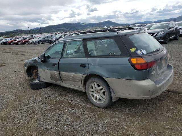 4S3BH675117602128 - 2001 SUBARU LEGACY OUTBACK AWP Grün Foto 2