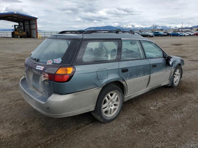 4S3BH675117602128 - 2001 SUBARU LEGACY OUTBACK AWP Grün Foto 3