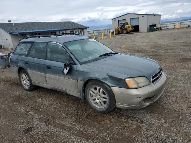 4S3BH675117602128 - 2001 SUBARU LEGACY OUTBACK AWP Grün Foto 4