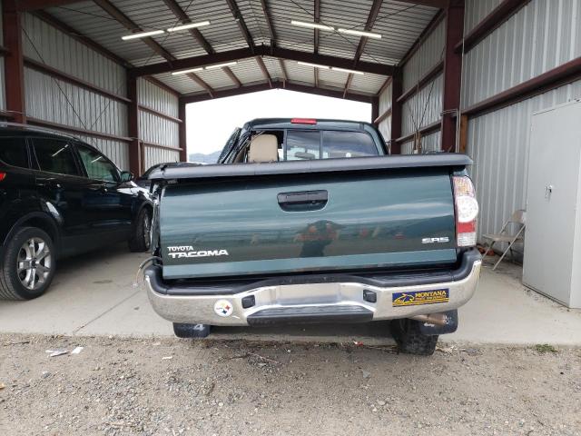 5TEUX42N59Z652848 - 2009 TOYOTA TACOMA ACCESS CAB მწვანე ფოტო 6