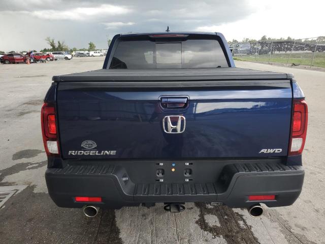 5FPYK3F50NB010903 - 2022 HONDA RIDGELINE RTL BLUE photo 6