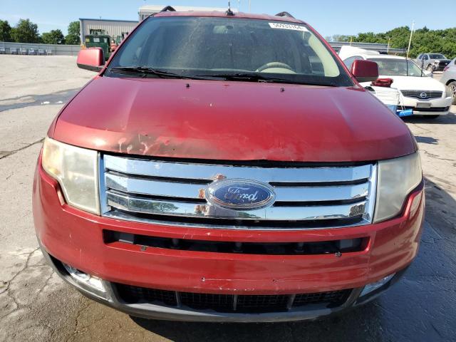 2FMDK38C47BA27444 - 2007 FORD EDGE SEL RED photo 5