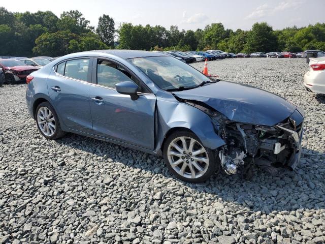 JM1BM1X39G1300210 - 2016 MAZDA 3 GRAND TOURING BLUE photo 4