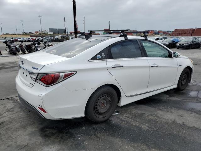 KMHEC4A47DA075473 - 2013 HYUNDAI SONATA HYBRID WHITE photo 3