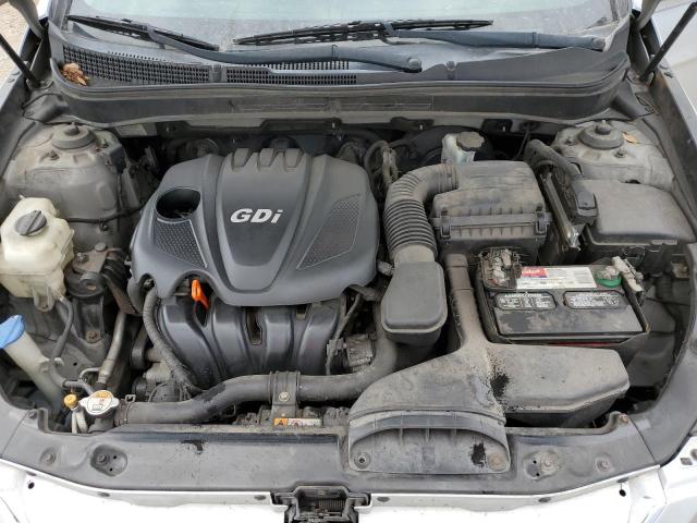 5NPEB4AC8DH679010 - 2013 HYUNDAI SONATA GLS SILVER photo 11