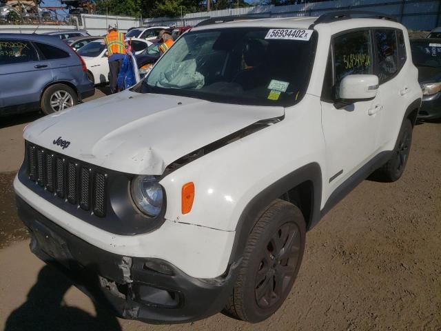 ZACCJBBB4HPG02457 - 2017 JEEP RENEGADE L WHITE photo 2