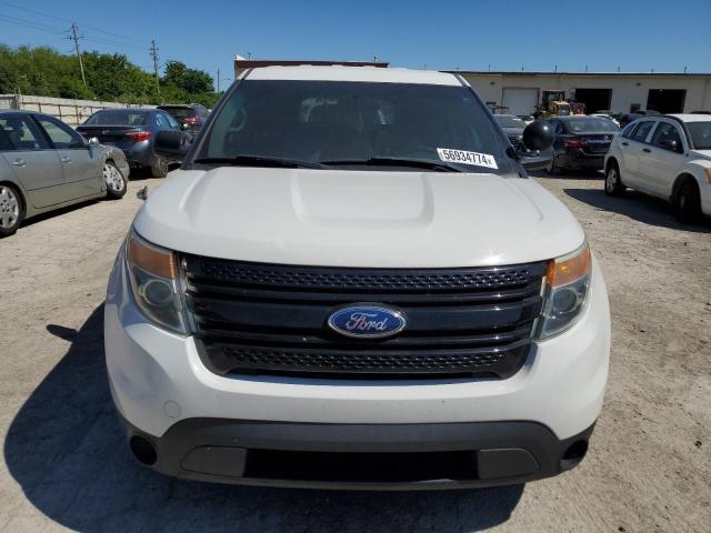 1FM5K8AR0DGA72272 - 2013 FORD EXPLORER POLICE INTERCEPTOR 白色 照片 5
