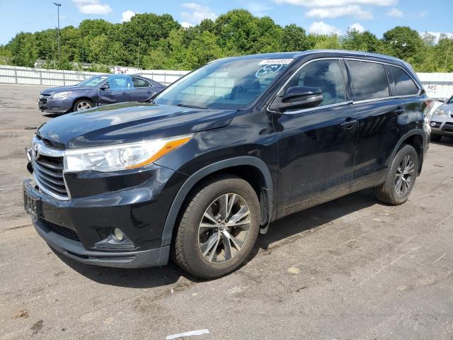 5TDJKRFH1GS333170 - 2016 TOYOTA HIGHLANDER XLE Սև լուսանկար 1