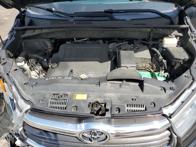 5TDJKRFH1GS333170 - 2016 TOYOTA HIGHLANDER XLE Սև լուսանկար 11