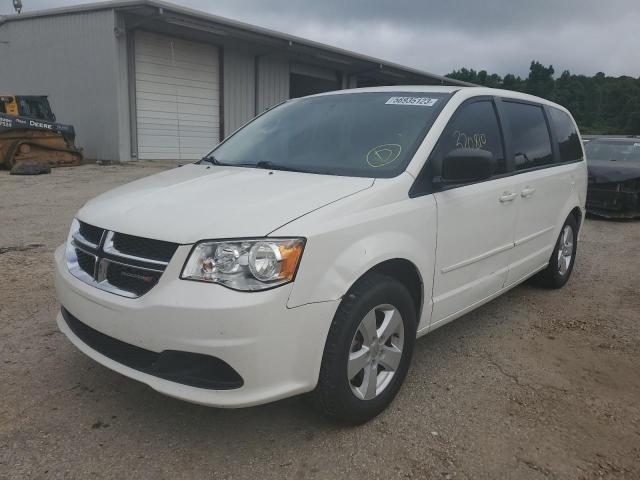 2C4RDGBG5DR554340 - 2013 DODGE GRAND CARA SE WHITE photo 1