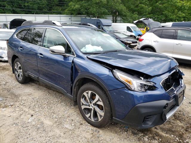 4S4BTGPD1N3256876 - 2022 SUBARU OUTBACK TOURING BLUE photo 4