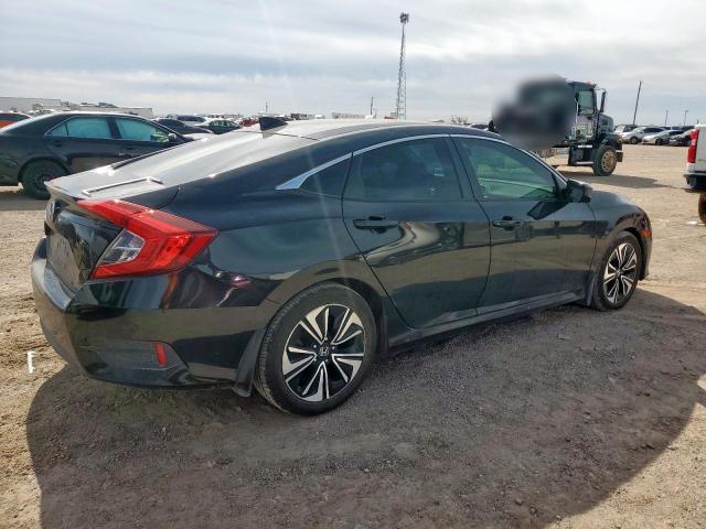 JHMFC1F74JX031352 - 2018 HONDA CIVIC EXL BLACK photo 3