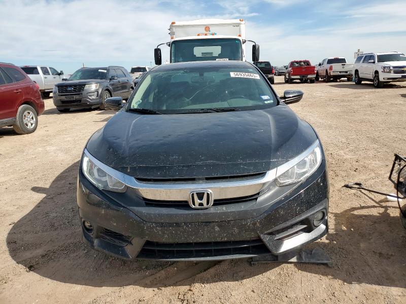 JHMFC1F74JX031352 - 2018 HONDA CIVIC EXL BLACK photo 5