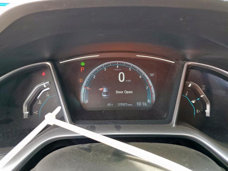 JHMFC1F74JX031352 - 2018 HONDA CIVIC EXL BLACK photo 9