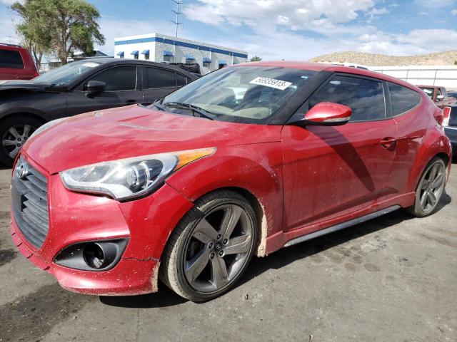 KMHTC6AE9EU190328 - 2014 HYUNDAI VELOSTER TURBO RED photo 1