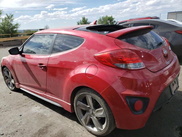 KMHTC6AE9EU190328 - 2014 HYUNDAI VELOSTER TURBO RED photo 2