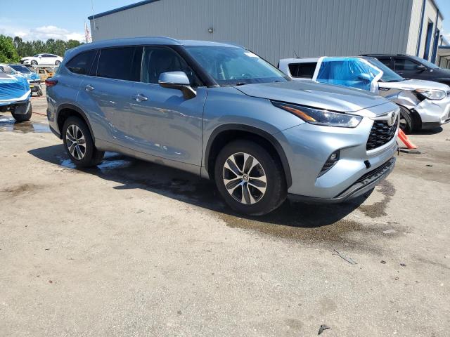 5TDGZRAH3MS080667 - 2021 TOYOTA HIGHLANDER XLE ლურჯი ფოტო 4