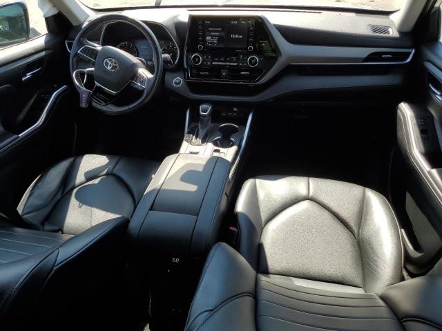 5TDGZRAH3MS080667 - 2021 TOYOTA HIGHLANDER XLE ლურჯი ფოტო 8