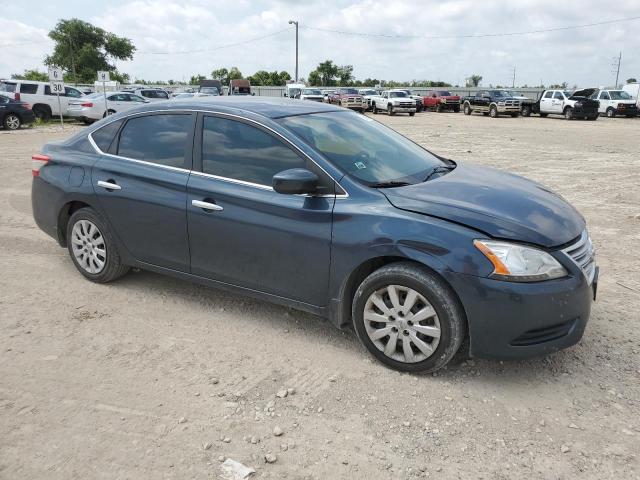 3N1AB7AP0FL642364 - 2015 NISSAN SENTRA S TEAL photo 4