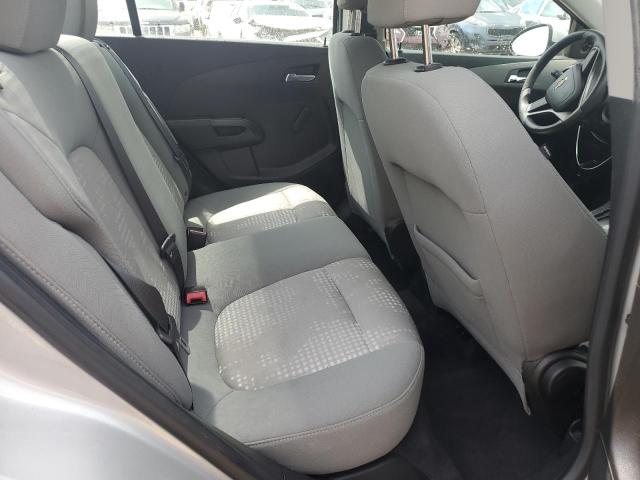 1G1JA5SH1C4170827 - 2012 CHEVROLET SONIC LS SILVER photo 10