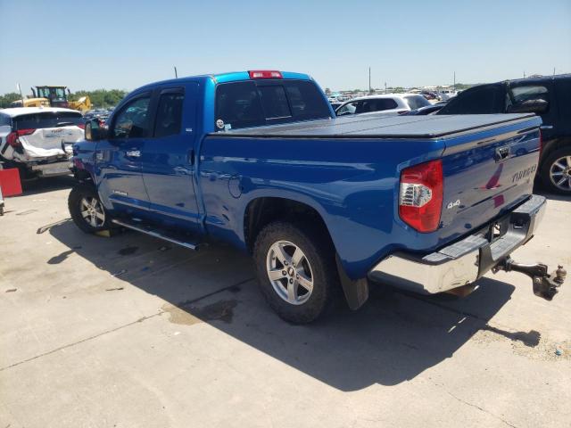5TFUW5F15GX513890 - 2016 TOYOTA TUNDRA DOUBLE CAB SR/SR5 BLUE photo 2