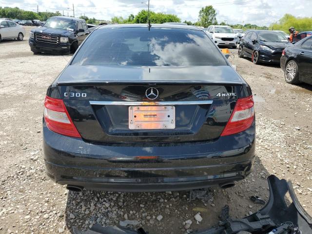 WDDGF8BBXBR134268 - 2011 MERCEDES-BENZ C 300 4MATIC BLACK photo 6