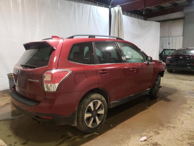 JF2SJAJC1JH511449 - 2018 SUBARU FORESTER 2.5I LIMITED BURGUNDY photo 3