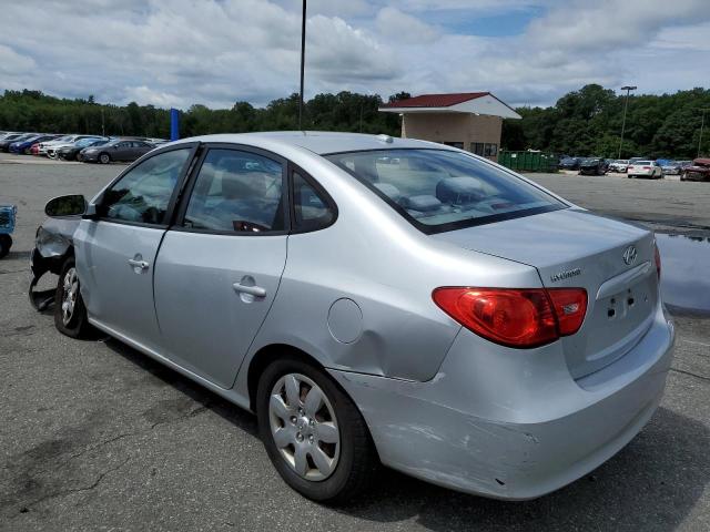 KMHDU46D59U635627 - 2009 HYUNDAI ELANTRA GLS SILVER photo 2