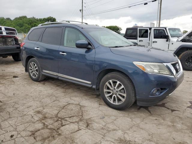5N1AR2MN6DC671474 - 2013 NISSAN PATHFINDER S BLUE photo 4