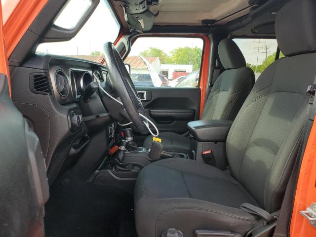 1C4HJXDN3LW166562 - 2020 JEEP WRANGLER UNLIMITED SPORT ORANGE photo 7