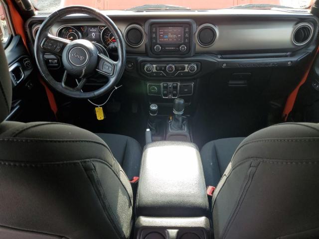 1C4HJXDN3LW166562 - 2020 JEEP WRANGLER UNLIMITED SPORT ORANGE photo 8