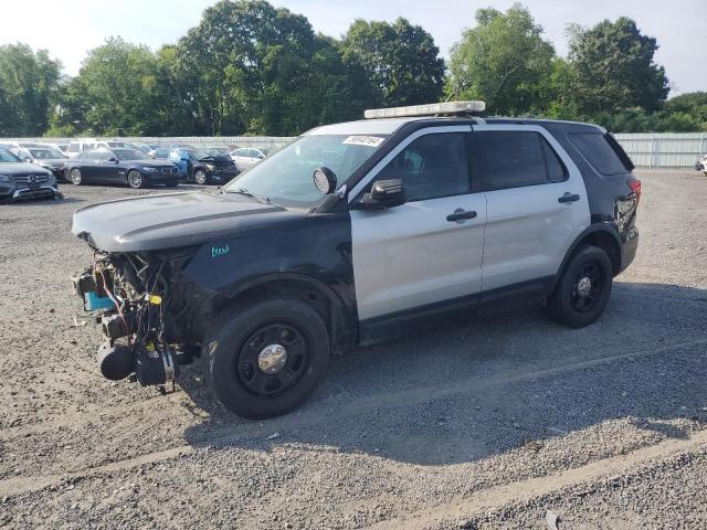 1FM5K8ARXJGB92186 - 2018 FORD EXPLORER POLICE INTERCEPTOR 双色 照片 1