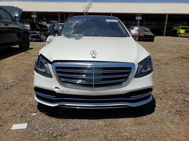 WDDUG6GB3JA371453 - 2018 MERCEDES-BENZ S450 450 WHITE photo 5