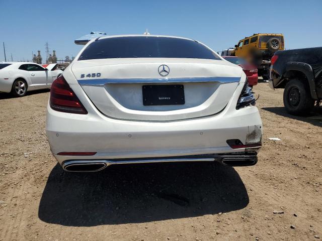 WDDUG6GB3JA371453 - 2018 MERCEDES-BENZ S450 450 WHITE photo 6