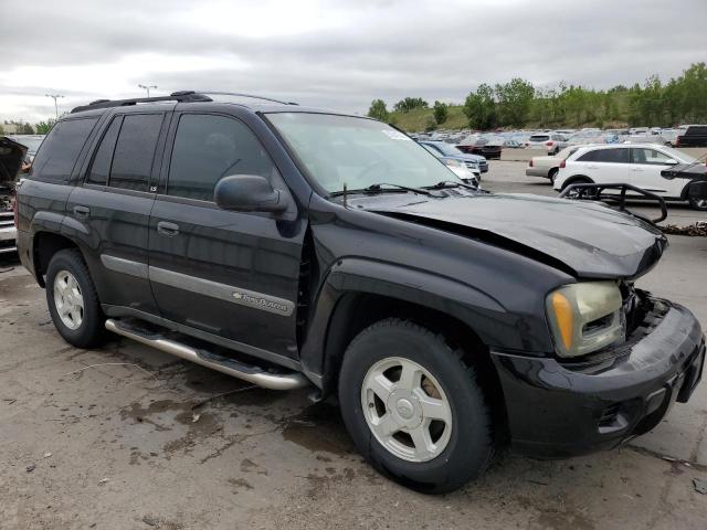 1GNDS13S932346837 - 2003 CHEVROLET TRAILBLAZE BLACK photo 4