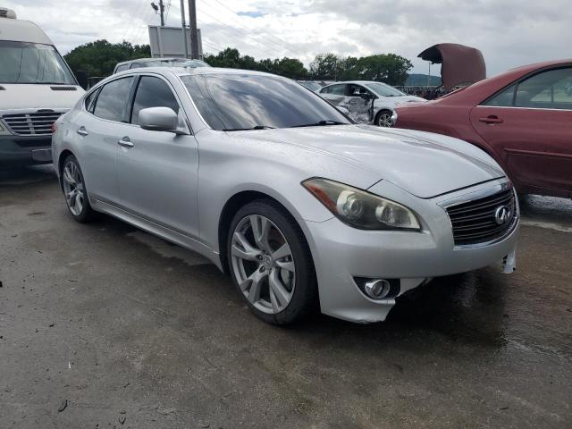 JN1BY1AP4CM330758 - 2012 INFINITI M37 SILVER photo 4