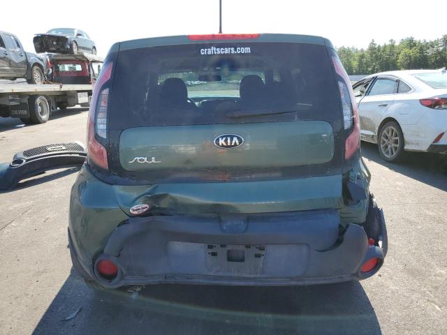 KNDJN2A29E7020506 - 2014 KIA SOUL GREEN photo 6