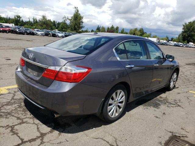 1HGCR2F85EA305699 - 2014 HONDA ACCORD EXL GRAY photo 3