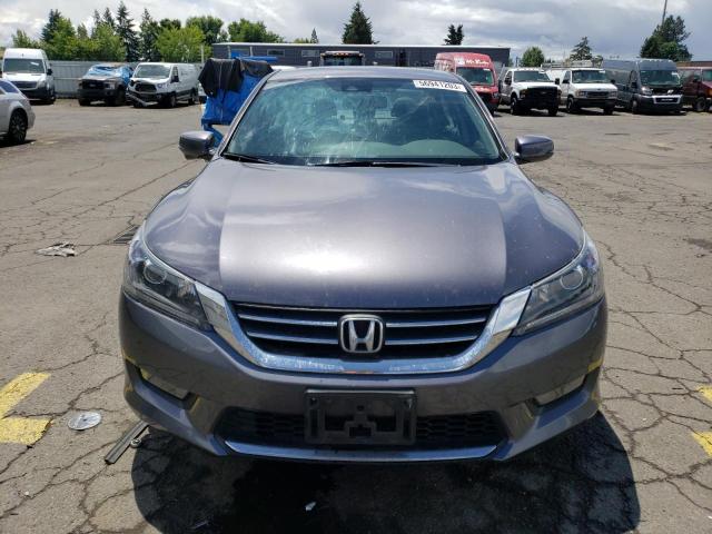 1HGCR2F85EA305699 - 2014 HONDA ACCORD EXL GRAY photo 5