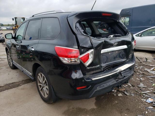 5N1AR2MM3FC666467 - 2015 NISSAN PATHFINDER S BLACK photo 2