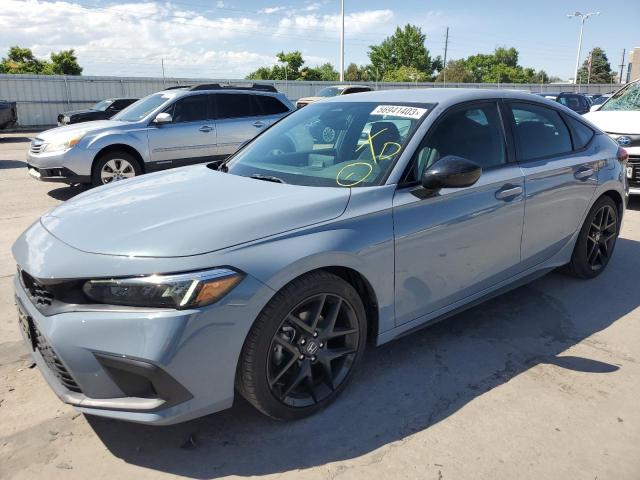 19XFL2H8XNE022657 - 2022 HONDA CIVIC SPORT 蓝色 照片 1