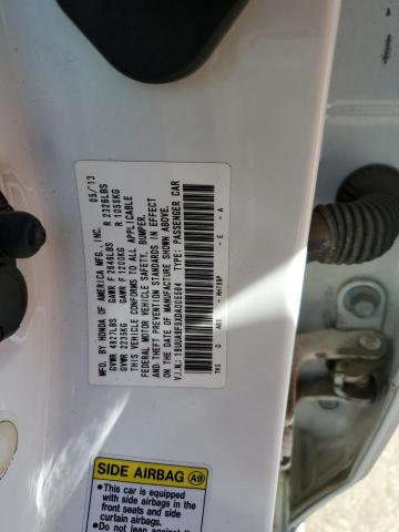 19UUA9F5XDA005584 - 2013 ACURA TL TECH WHITE photo 12