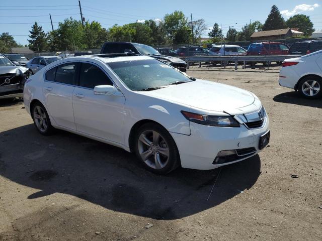 19UUA9F5XDA005584 - 2013 ACURA TL TECH WHITE photo 4