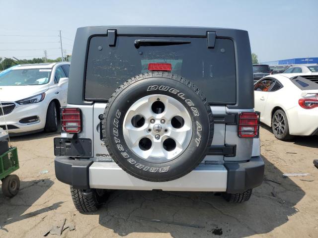 1C4AJWBG5DL559272 - 2013 JEEP WRANGLER SAHARA SILVER photo 6