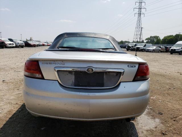 1C3EL75R65N536527 - 2005 CHRYSLER SEBRING GTC SILVER photo 6