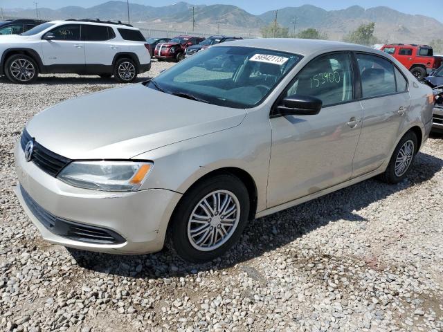 3VW2K7AJXEM254402 - 2014 VOLKSWAGEN JETTA BASE 米色 照片 1