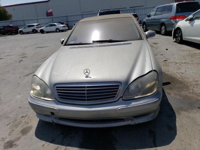 WDBNG70J81A165064 - 2001 MERCEDES-BENZ S 430 SILVER photo 5