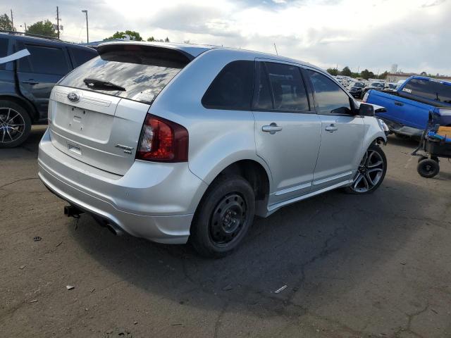 2FMDK4AKXDBB59921 - 2013 FORD EDGE SPORT SILVER photo 3