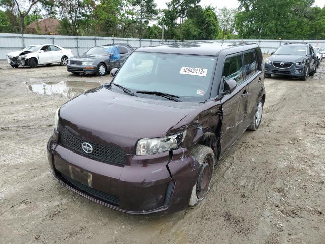JTLKE50E081026921 - 2008 TOYOTA SCION XB MAROON photo 1