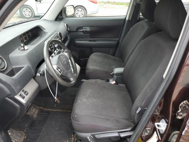 JTLKE50E081026921 - 2008 TOYOTA SCION XB MAROON photo 7